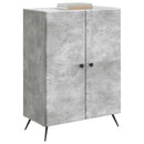 vidaXL Széf Betonszürke 66 x 34,5 x 90 cm Szerelt Fa