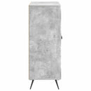vidaXL Széf Betonszürke 66 x 34,5 x 90 cm Szerelt Fa
