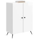 vidaXL Széf Magasfényű Fehér 66 x 34,5 x 90 cm Szerelt Fa