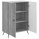 vidaXL Széf Szürke Sonoma 66 x 34,5 x 90 cm Szerelt Fa