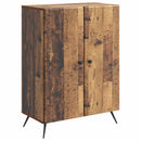 vidaXL Széf Antik Fa 66 x 34,5 x 90 cm Szerelt Fa