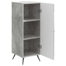 vidaXL Széf Betonszürke 33 x 34,5 x 90 cm Szerelt Fa