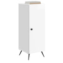 vidaXL Széf Magasfényű Fehér 33 x 34,5 x 90 cm Szerelt Fa