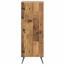 vidaXL Széf Antik Fa 33 x 34,5 x 90 cm Szerelt Fa