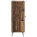 vidaXL Széf Antik Fa 33 x 34,5 x 90 cm Szerelt Fa