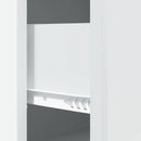vidaXL Fiókos szekrény Fehér 66 x 34,5 x 90 cm Szerelt Fa