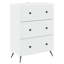 vidaXL Fiókos szekrény Fehér 66 x 34,5 x 90 cm Szerelt Fa