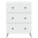 vidaXL Fiókos szekrény Fehér 66 x 34,5 x 90 cm Szerelt Fa