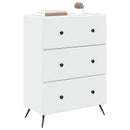 vidaXL Fiókos szekrény Fehér 66 x 34,5 x 90 cm Szerelt Fa