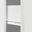 vidaXL Fiókos szekrény Magasfényű Fehér 66 x 34,5 x 90 cm Szerelt Fa