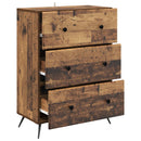 vidaXL Fiókos szekrény Antik Fa 66 x 34,5 x 90 cm Szerelt Fa