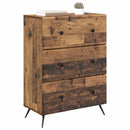 vidaXL Fiókos szekrény Antik Fa 66 x 34,5 x 90 cm Szerelt Fa