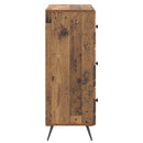 vidaXL Fiókos szekrény Antik Fa 66 x 34,5 x 90 cm Szerelt Fa