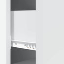 vidaXL Fiókos szekrény Fehér 33 x 34,5 x 90 cm Szerelt Fa
