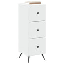 vidaXL Fiókos szekrény Fehér 33 x 34,5 x 90 cm Szerelt Fa