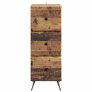 vidaXL Fiókos szekrény Antik Fa 33 x 34,5 x 90 cm Szerelt Fa