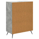 vidaXL Széf fiókkal Betonszürke 66 x 34,5 x 90 cm Szerelt Fa