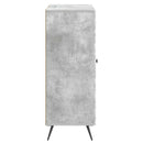 vidaXL Széf fiókkal Betonszürke 66 x 34,5 x 90 cm Szerelt Fa