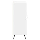 vidaXL Széf Magasfényű Fehér 66 x 34,5 x 90 cm Szerelt Fa