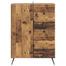 vidaXL Széf fiókkal Antik Fa 66 x 34,5 x 90 cm Szerelt Fa