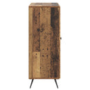 vidaXL Széf fiókkal Antik Fa 66 x 34,5 x 90 cm Szerelt Fa