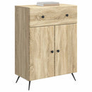 vidaXL Széf Sonoma Tölgy 66 x 34,5 x 90 cm Szerelt Fa