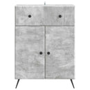 vidaXL Széf fiókkal Betonszürke 66 x 34,5 x 90 cm Szerelt Fa