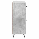 vidaXL Széf fiókkal Betonszürke 66 x 34,5 x 90 cm Szerelt Fa