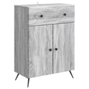 vidaXL Széf Szürke Sonoma 66 x 34,5 x 90 cm Szerelt Fa