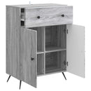 vidaXL Széf Szürke Sonoma 66 x 34,5 x 90 cm Szerelt Fa