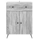 vidaXL Széf Szürke Sonoma 66 x 34,5 x 90 cm Szerelt Fa