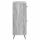 vidaXL Széf Szürke Sonoma 66 x 34,5 x 90 cm Szerelt Fa
