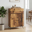 vidaXL Széf fiókkal Antik Fa 66 x 34,5 x 90 cm Szerelt Fa