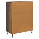 vidaXL Széf fiókkal Antik Fa 66 x 34,5 x 90 cm Szerelt Fa