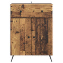vidaXL Széf fiókkal Antik Fa 66 x 34,5 x 90 cm Szerelt Fa