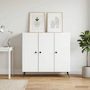 vidaXL Széf Fehér 89 x 34,5 x 80 cm Szerelt Fa