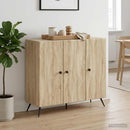 vidaXL Széf Sonoma Tölgy 89 x 34,5 x 80 cm Szerelt Fa