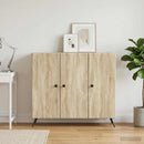 vidaXL Széf Sonoma Tölgy 89 x 34,5 x 80 cm Szerelt Fa