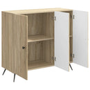 vidaXL Széf Sonoma Tölgy 89 x 34,5 x 80 cm Szerelt Fa