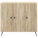 vidaXL Széf Sonoma Tölgy 89 x 34,5 x 80 cm Szerelt Fa