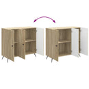vidaXL Széf Sonoma Tölgy 89 x 34,5 x 80 cm Szerelt Fa