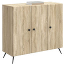 vidaXL Széf Sonoma Tölgy 89 x 34,5 x 80 cm Szerelt Fa