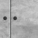 vidaXL Széf Betonszürke 89 x 34,5 x 80 cm Szerelt Fa