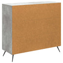 vidaXL Széf Betonszürke 89 x 34,5 x 80 cm Szerelt Fa