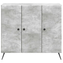 vidaXL Széf Betonszürke 89 x 34,5 x 80 cm Szerelt Fa