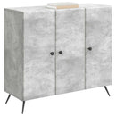 vidaXL Széf Betonszürke 89 x 34,5 x 80 cm Szerelt Fa