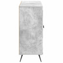 vidaXL Széf Betonszürke 89 x 34,5 x 80 cm Szerelt Fa