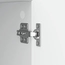 vidaXL Széf Magasfényű Fehér 89 x 34,5 x 80 cm Szerelt Fa