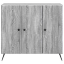 vidaXL Széf Szürke Sonoma 89 x 34,5 x 80 cm Szerelt Fa