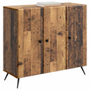 vidaXL Széf Antik Fa 89 x 34,5 x 80 cm Szerelt Fa